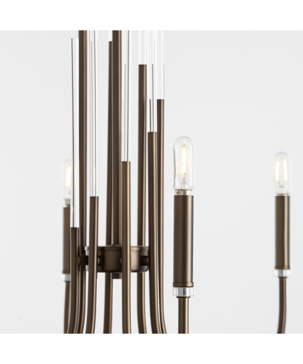 SUMMIT 6-light Chandelier Dark Brass