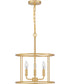 Abner 3-light Pendant Aged Brass