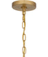 Wilkins 5-light Chandelier Brushed Weathered Brass