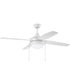 52" Phaze Energy Star 4 Blade 2-Light LED Ceiling Fan (Blades Included) White
