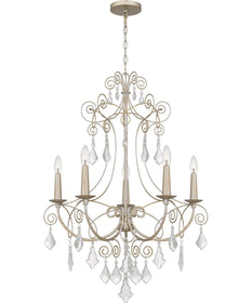 Merida 5-light Chandelier Vintage Gold