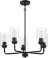 Stowe 5-Light Chandelier Flat Black