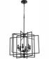 Hammond 6-light Pendant Textured Black