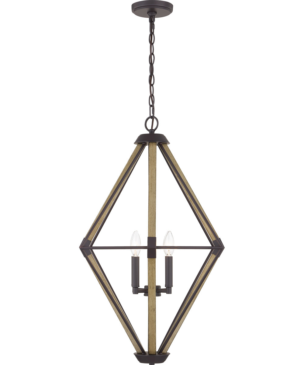 Manchester 4-light Pendant Western Bronze