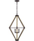 Manchester 4-light Pendant Western Bronze