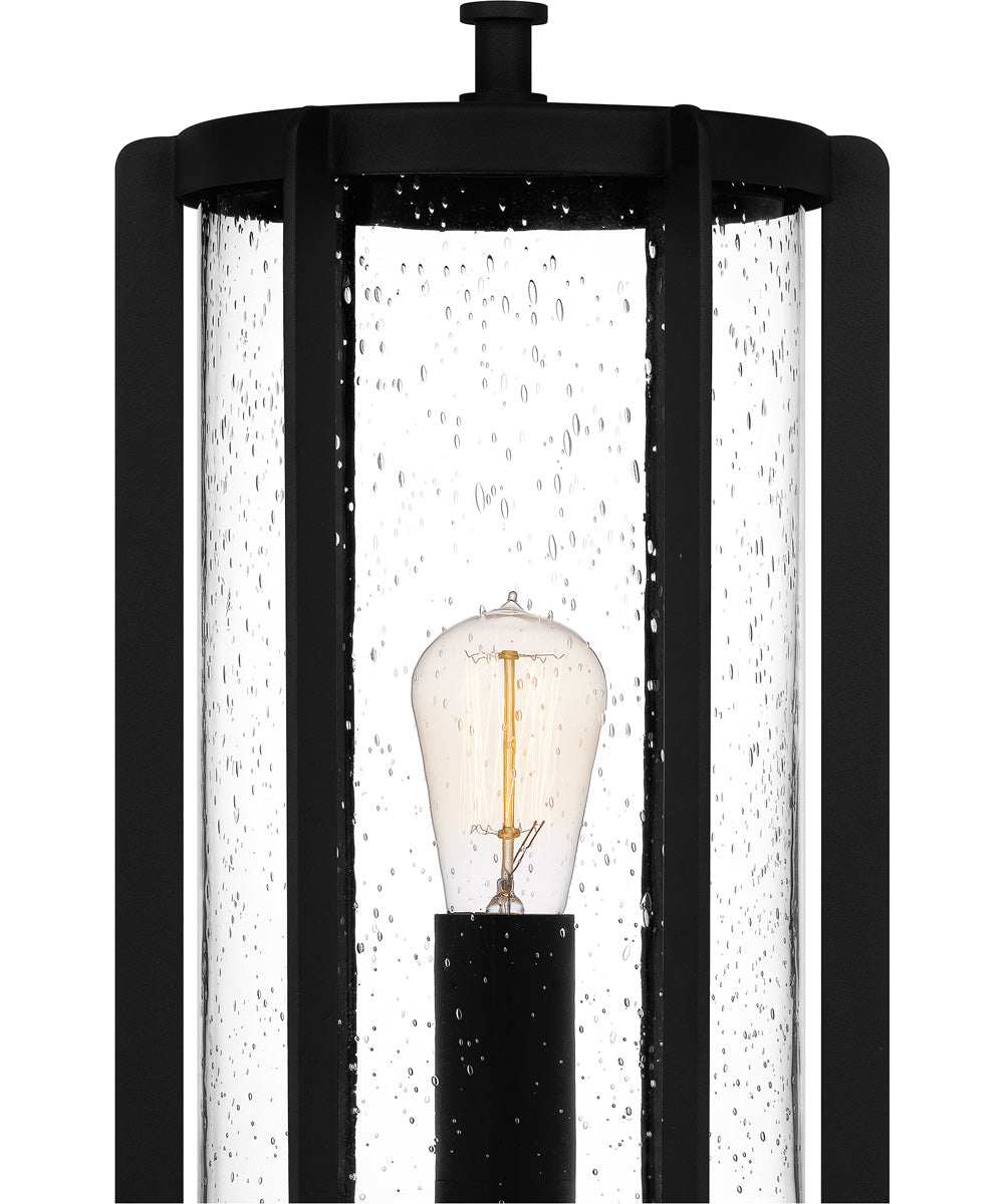 Hazel Large 1-light Outdoor Post Light  Coastal Armour Aluminum Earth Black