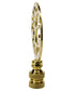 Polished Brass Tree Lamp Finial 2.25"h