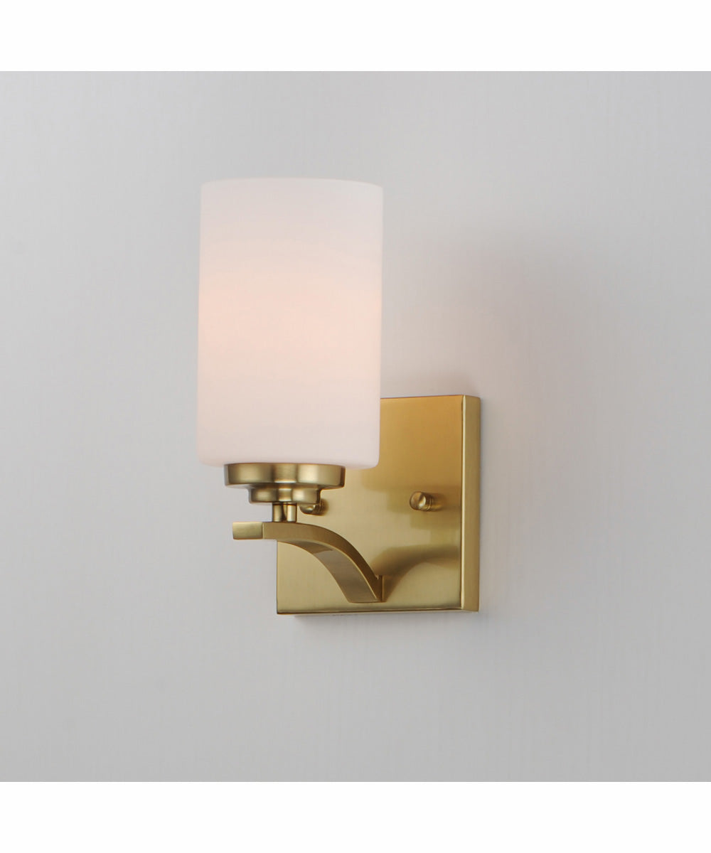 Deven 1-Light Wall Sconce Satin Brass