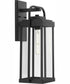 Walcott 1-Light Modern Farmhouse Outdoor Large Wall Lantern Textured Black