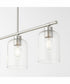 Tribute 4-light Chandelier Satin Nickel