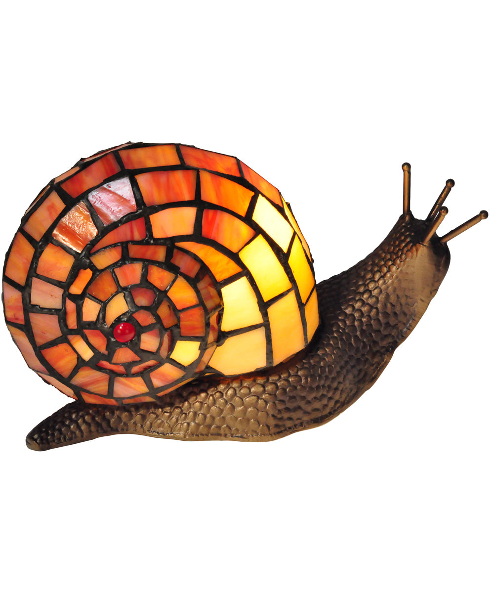 Snail Tiffany Accent Table Lamp