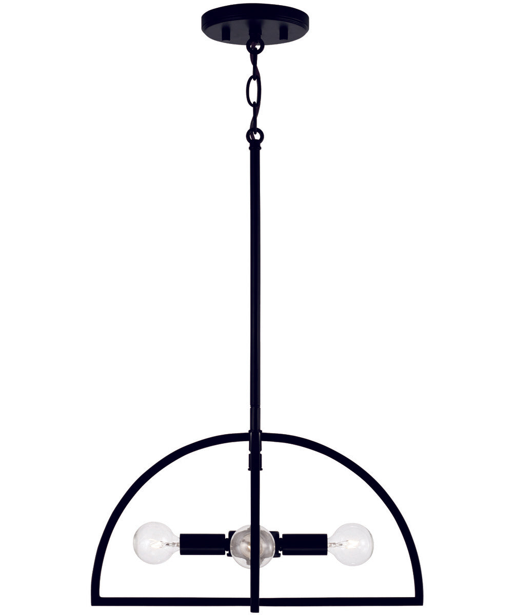 Lawson 4-Light Semi-Flush Matte Black