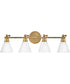 Arti 4-Light Four Light Vanity in Heritage Brass