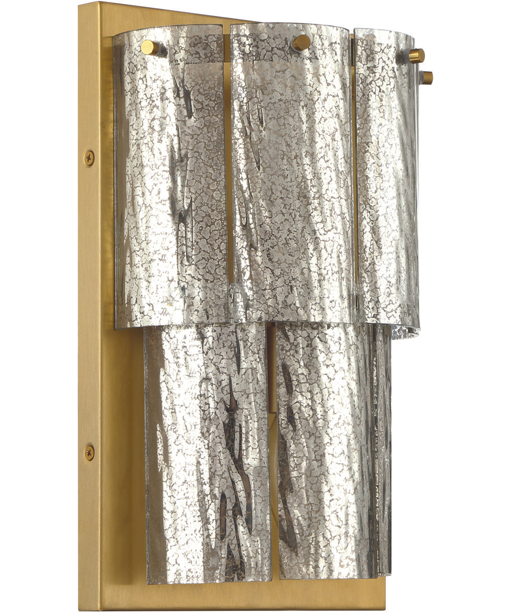 Museo 2-Light Wall Sconce Satin Brass