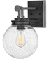 Jameson 1-Light Small Outdoor Wall Mount Lantern in Black