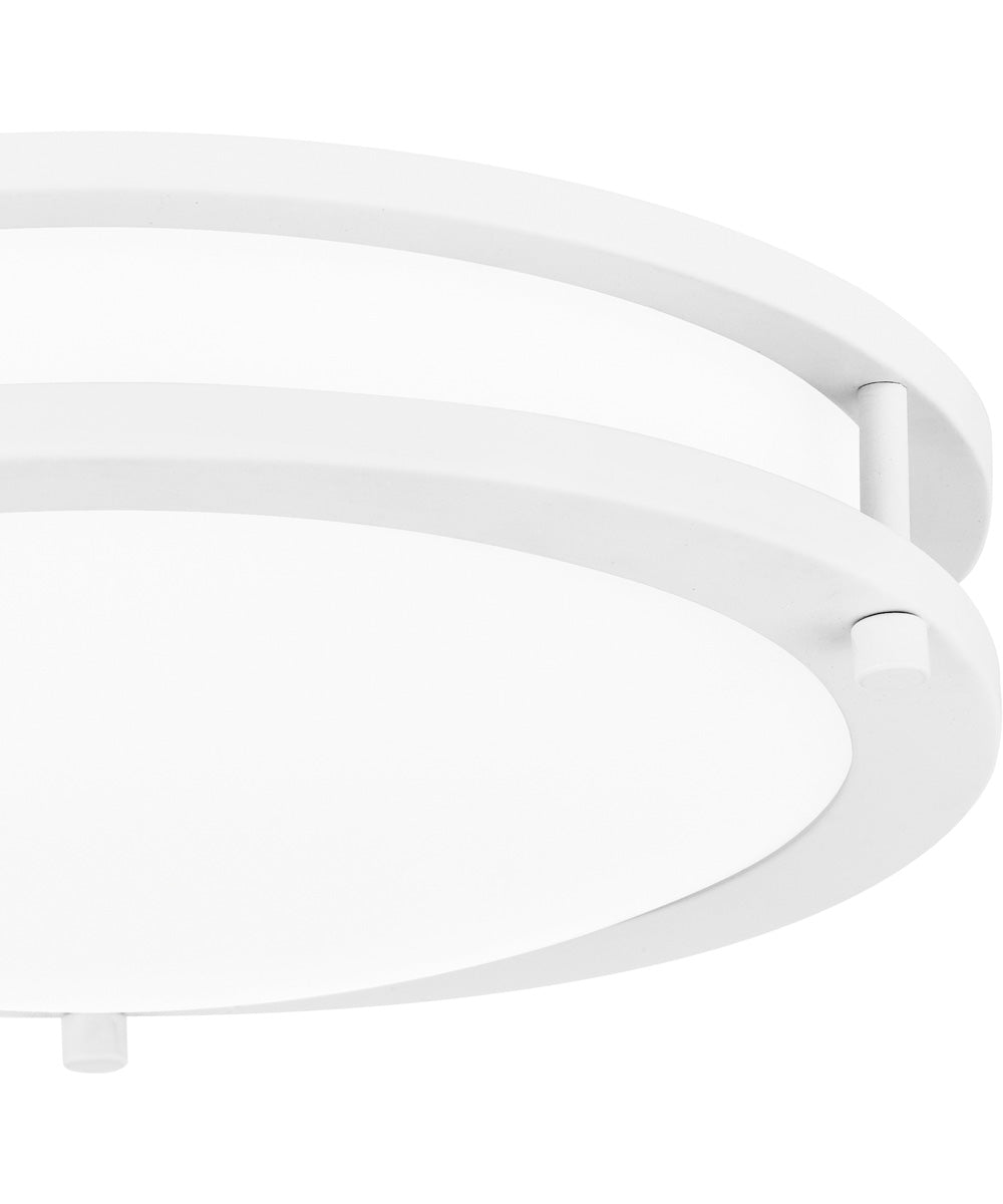 Euclid  Semi Flush Mount White Lustre