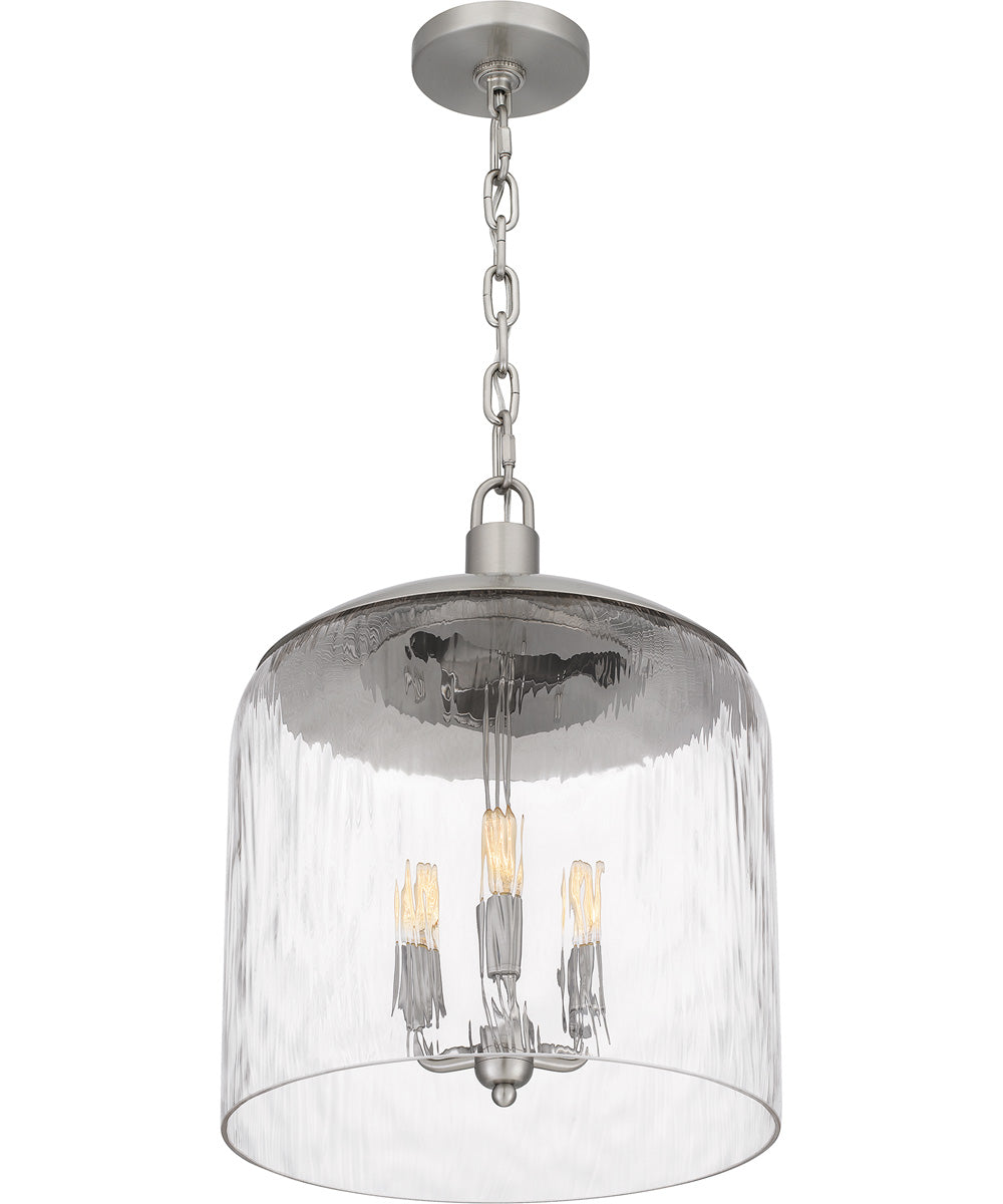 Quoizel Pendant 3-light Pendant Brushed Nickel