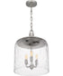 Quoizel Pendant 3-light Pendant Brushed Nickel