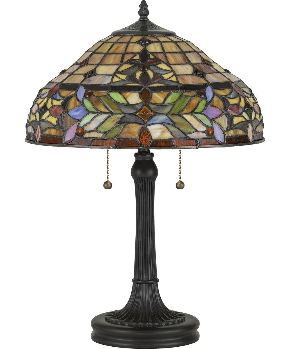Quinn Small 2-light Table Lamp Vintage Bronze