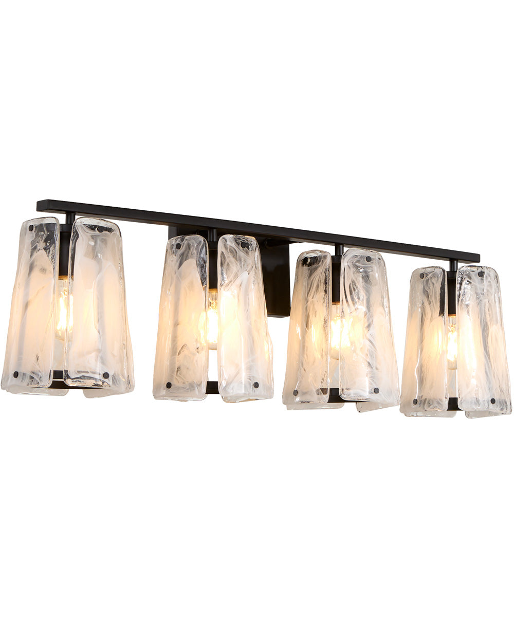 Prestige 4-light Bath Vanity Light Matte Black