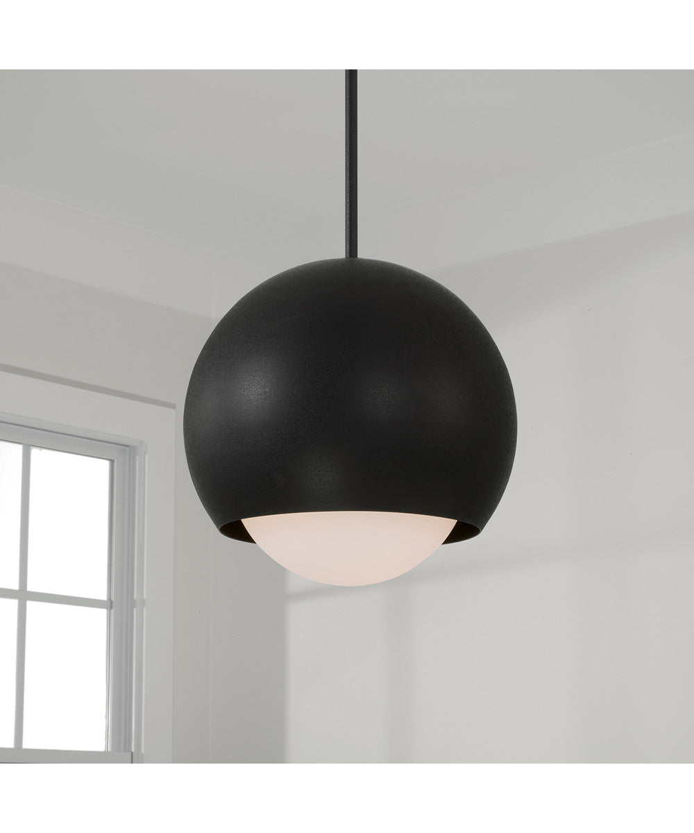 Dolby 1-Light Pendant Black Iron