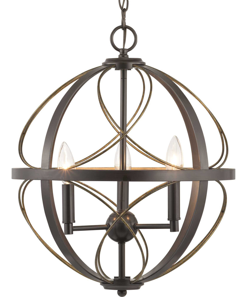 Brandywine 3-Light Pendant Antique Bronze