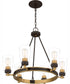 Atwood 6-light Chandelier Old Bronze