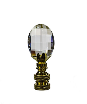 Swarovski Radiance Crystal Lamp Finial 2.40"h
