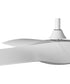 Ryne 52" 3-Blade Matte White LED Transitional Indoor/Outdoor DC Ceiling Fan Satin White