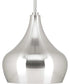 1-Light Pendant Brushed Nickel