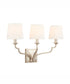 Ophelia 3-Light Vanity Winter Gold