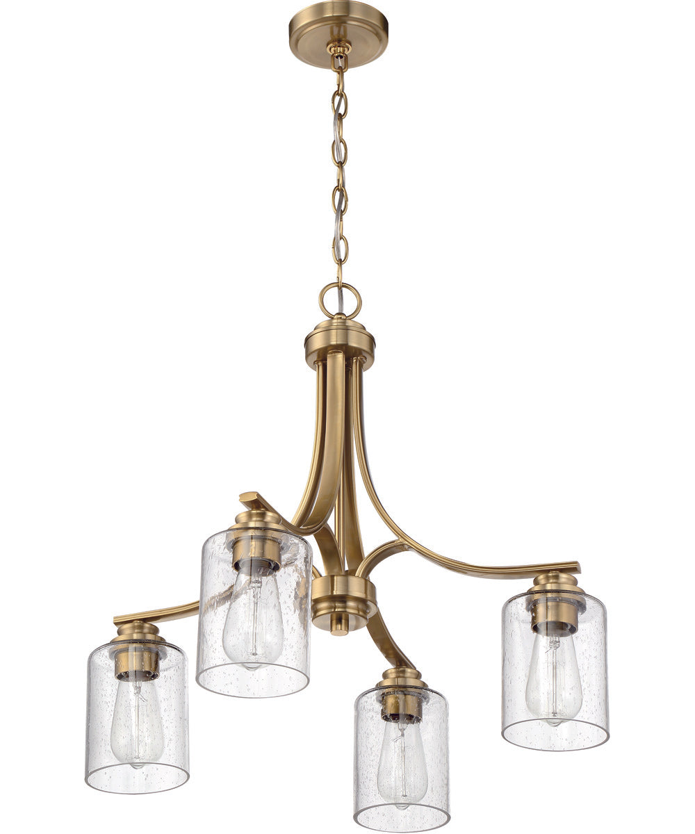 Bolden 4-Light Chandelier Satin Brass