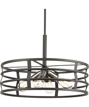 Remix 4-Light Global Pendant Light Graphite