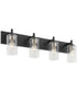 Fallstaff 4-light Bath Vanity Light Matte Black