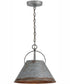 Alvin 1-Light Pendant Antique Galvanized