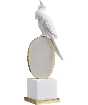 Cockatiel Sculpture - Large White