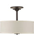 Inspire 2-Light 13" Semi-Flush Antique Bronze