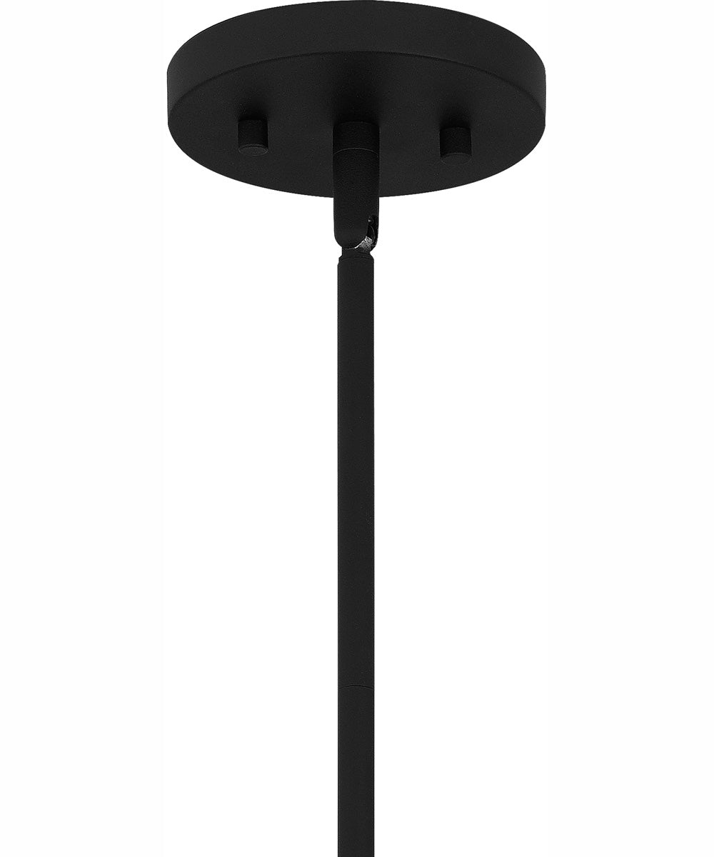Fortress Small 1-light Mini Pendant Earth Black