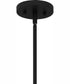 Fortress Small 1-light Mini Pendant Earth Black