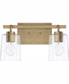 Greyson 2-Light Vanity Aged Brass