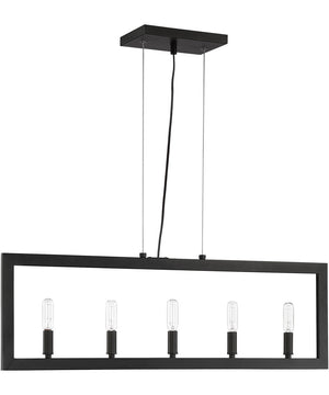 Portrait 5-Light Island Pendant Espresso