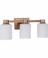Bretton 3-Light Vanity Satin Brass