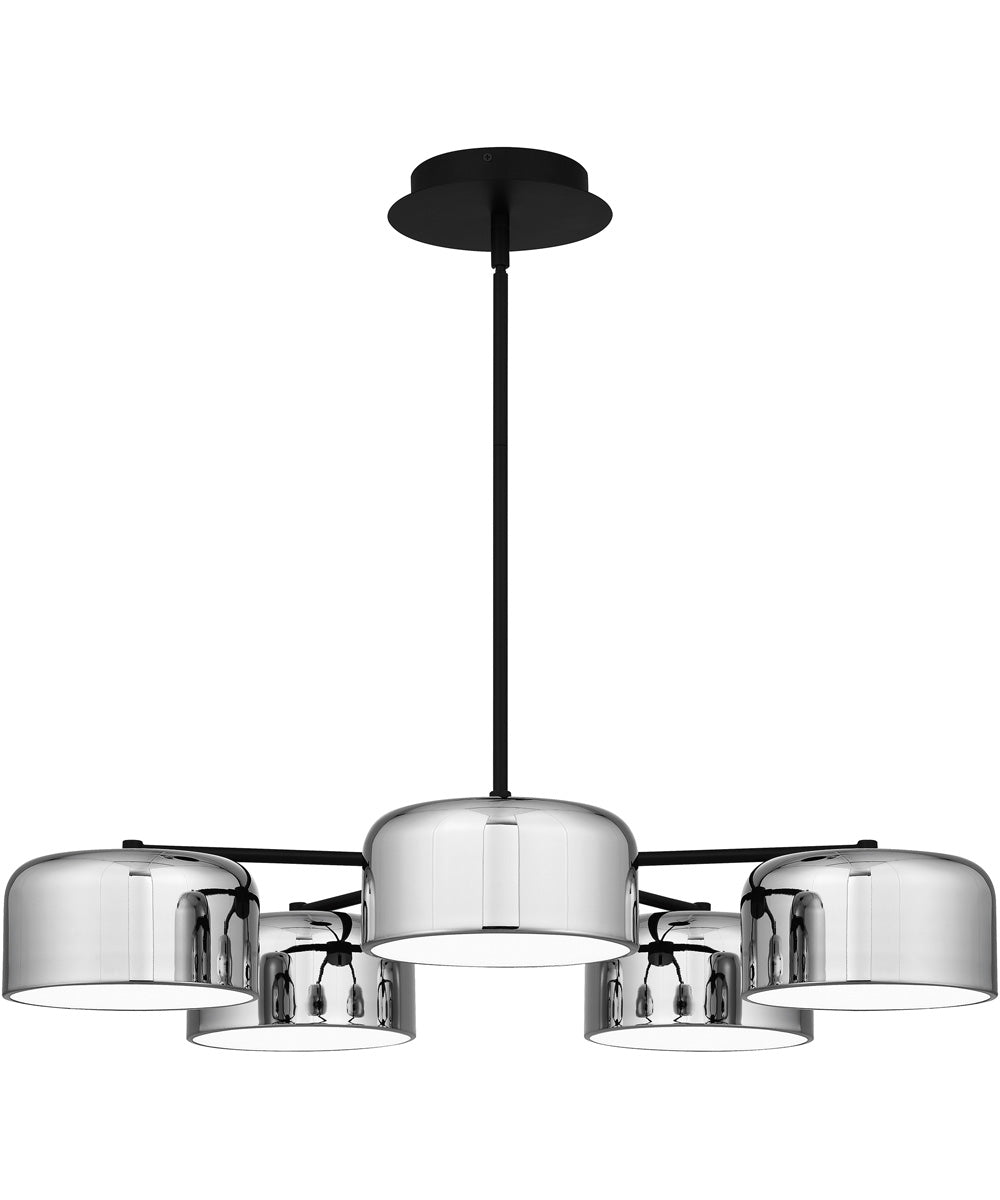 Gabriel  Chandelier Matte Black
