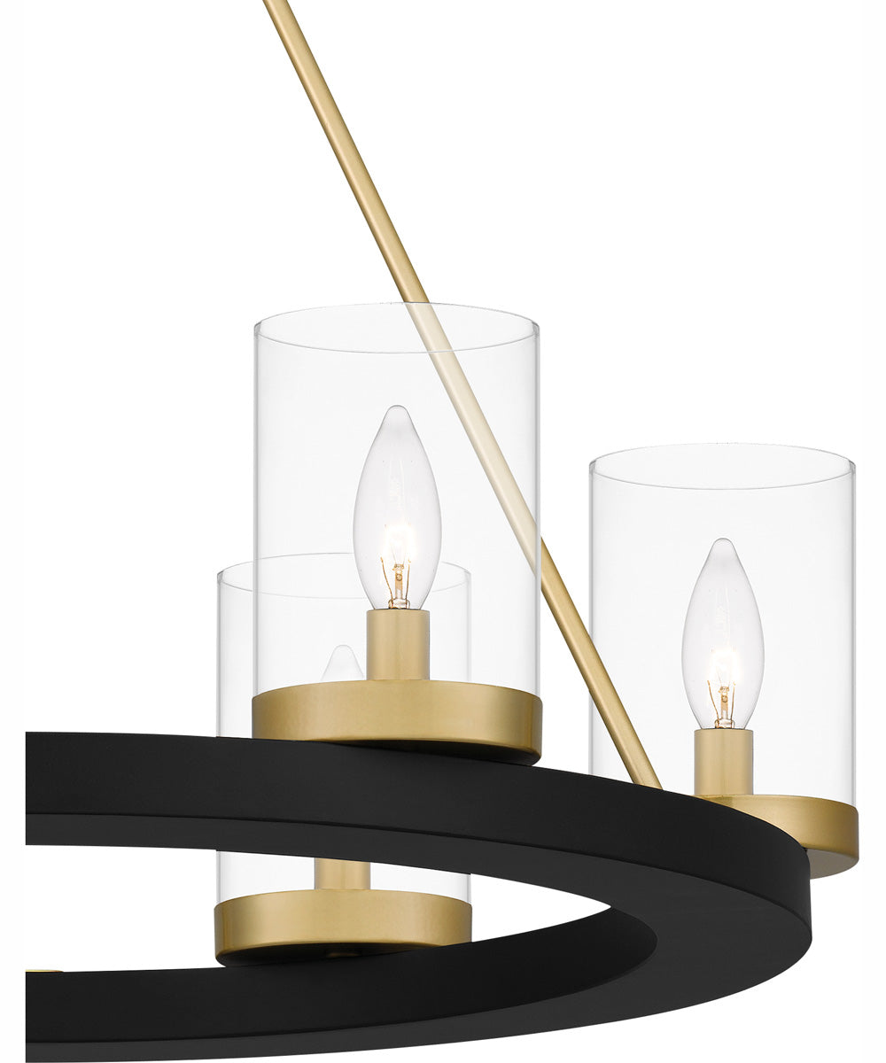 Greeley 6-light Chandelier Matte Black
