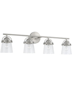 Madison 4-Light Vanity Brushed Nickel