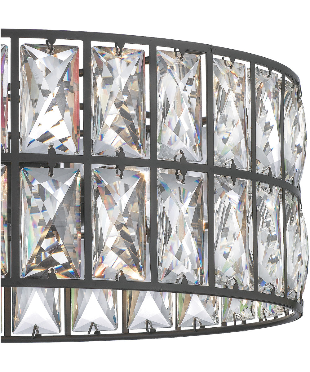 Coffman 3-light Semi Flush Mount Western Bronze