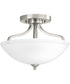 Laird 13" Semi-Flush Convertible Brushed Nickel