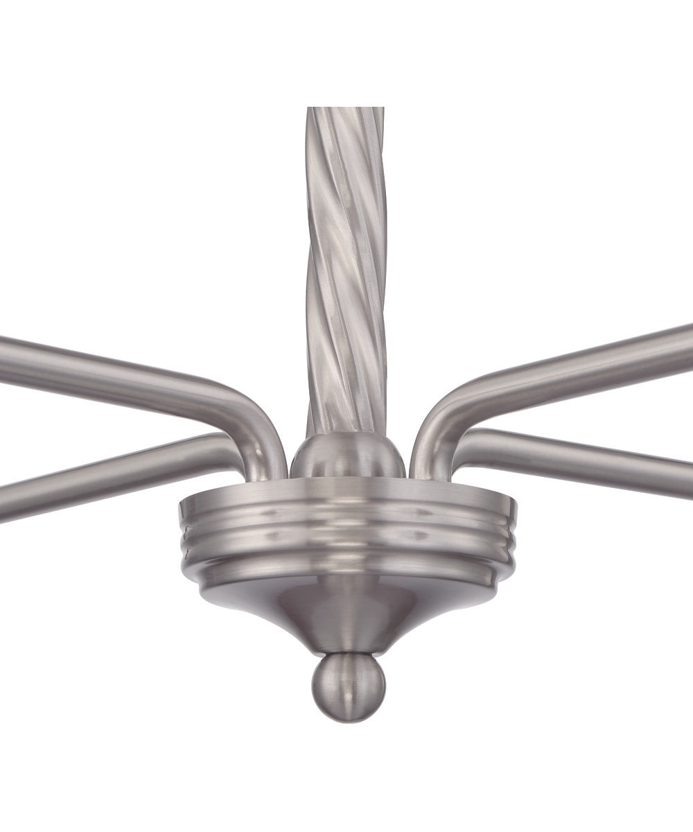 Jolenne 4-Light Chandelier Brushed Polished Nickel