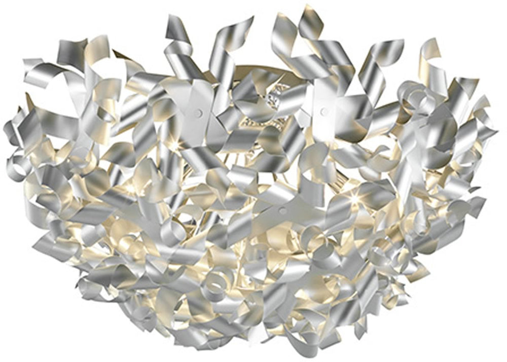 26"W Pinwheel 5-Light  Ceiling Light Aluminum