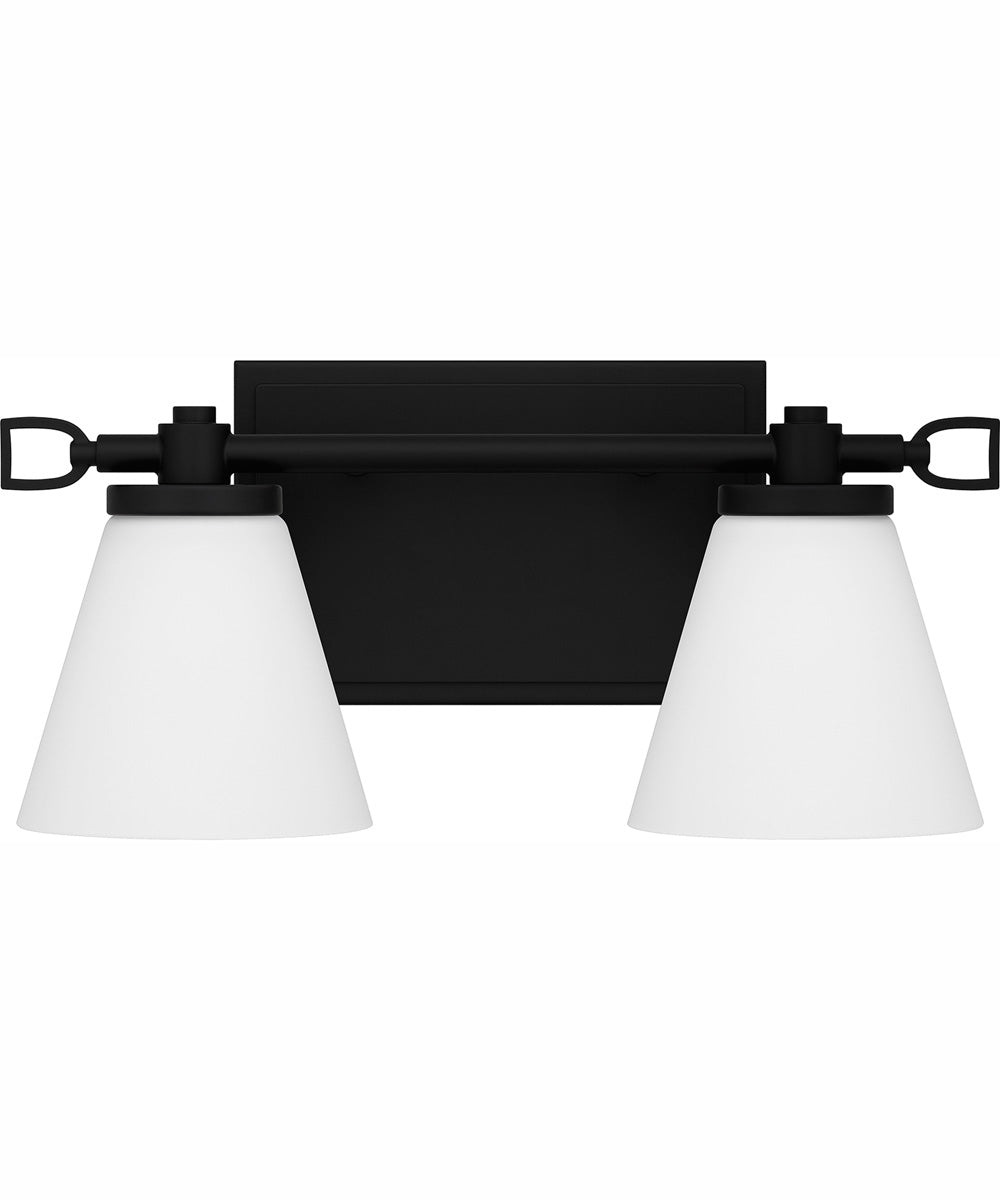 Daniels Medium Bath Light Matte Black